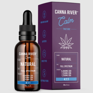 Canna River Full Spectrum Calm CBD:CBN:CBG 4:1:1 Natural