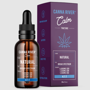 Canna River Broad Spectrum Calm CBD:CBN:CBG 4:1:1 Natural