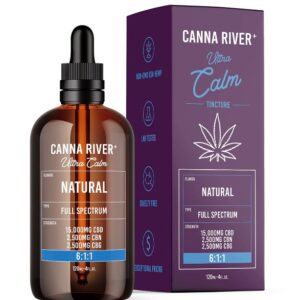 Canna River Full Spectrum Ultra Calm CBD:CBN:CBG 6:1:1 Natural