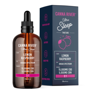 Canna River Broad Spectrum Ultra Sleep CBD:CBN 3:1 Lemon Raspberry