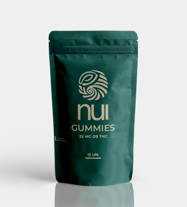 Nui Delta 9 THC Gummies 25mg - 15 unidades
