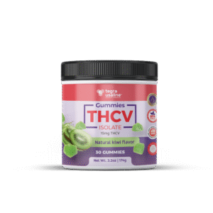 TEGRA USALINE Gummies THCV 15mg - Kiwi - 30 gummies