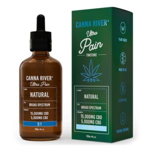 Canna River Broad Spectrum CBD:CBG Ultra Pain Tincture Natural 20.000mg