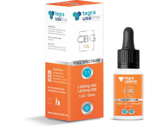 TEGRA USALINE 1:1 1200/1200 CBG/CBD