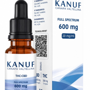 Kanuf CBD Full Spectrum 1:1 CBD:THC 600mg